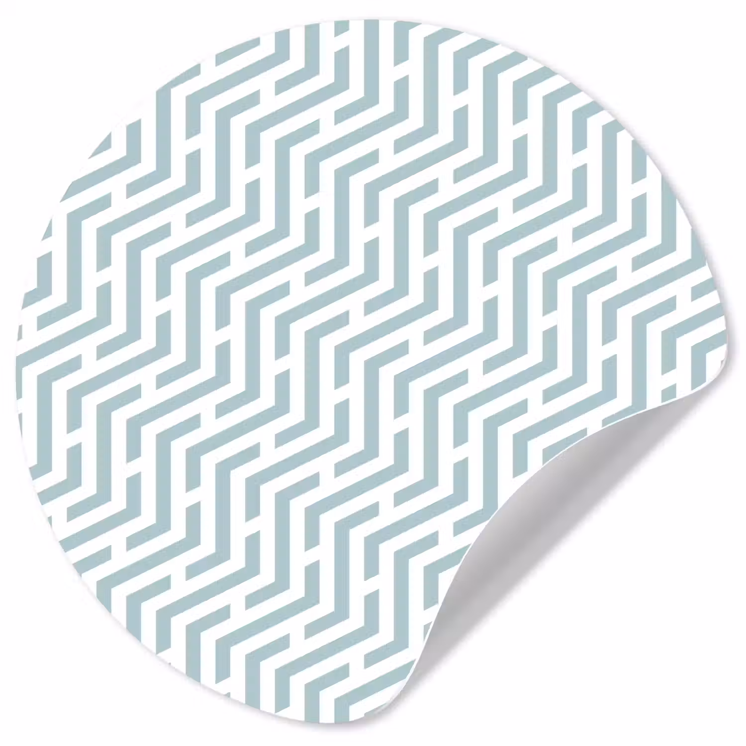 Design - Geometrie - Patroon - Groen Wandcirkel behangsticker klein 186 -3d