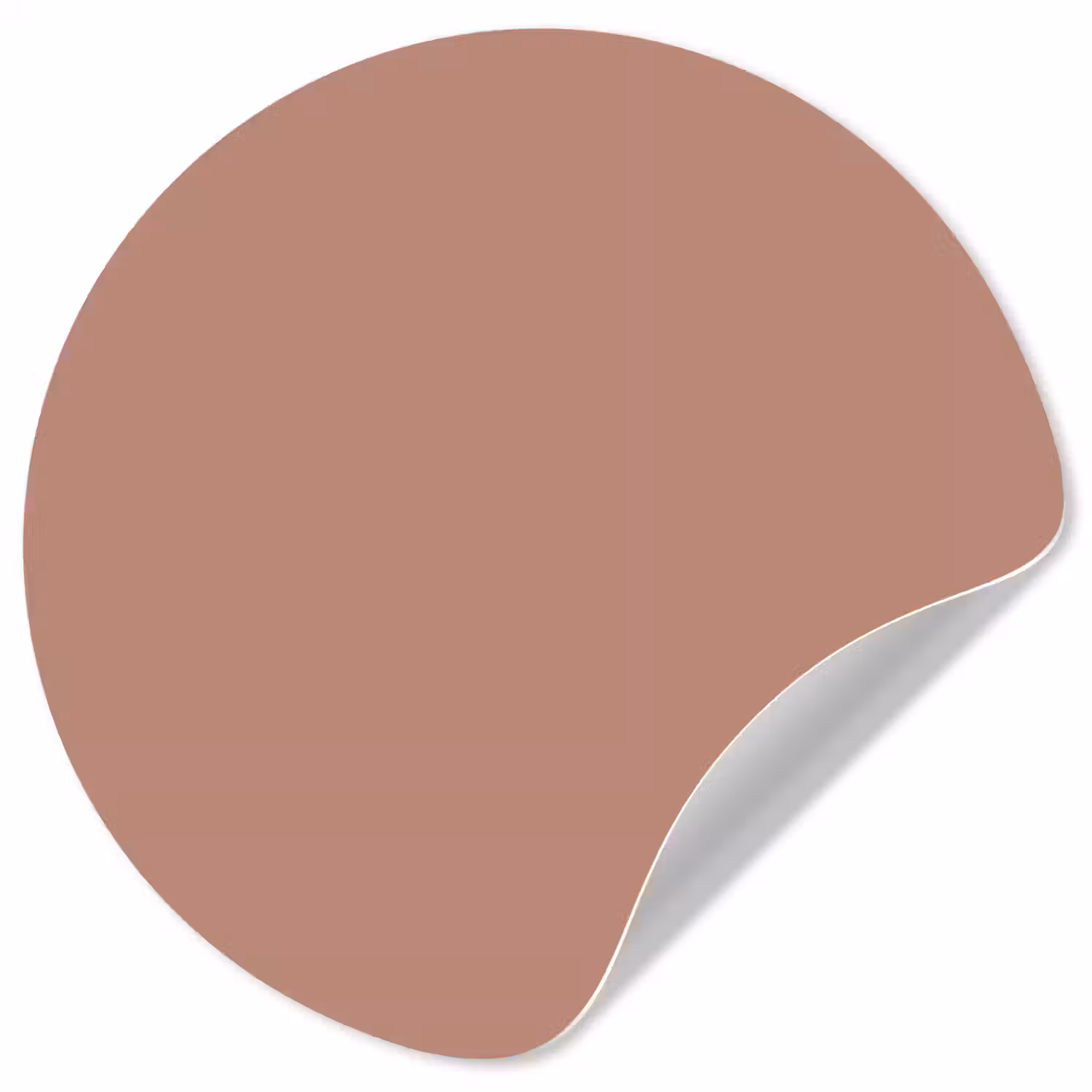 Earthy - Blusher - Roze Wandcirkel behangsticker klein 186 -3d