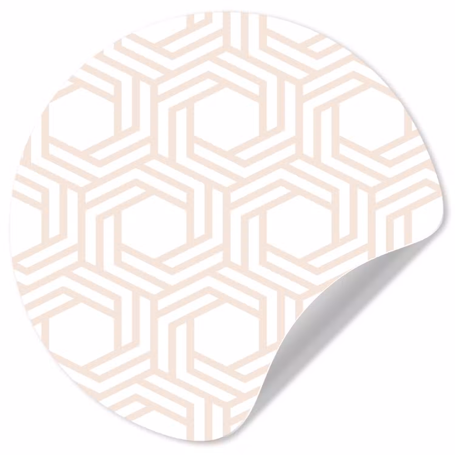 Design - Geometrie - Patroon Wandcirkel behangsticker klein 186 -3d