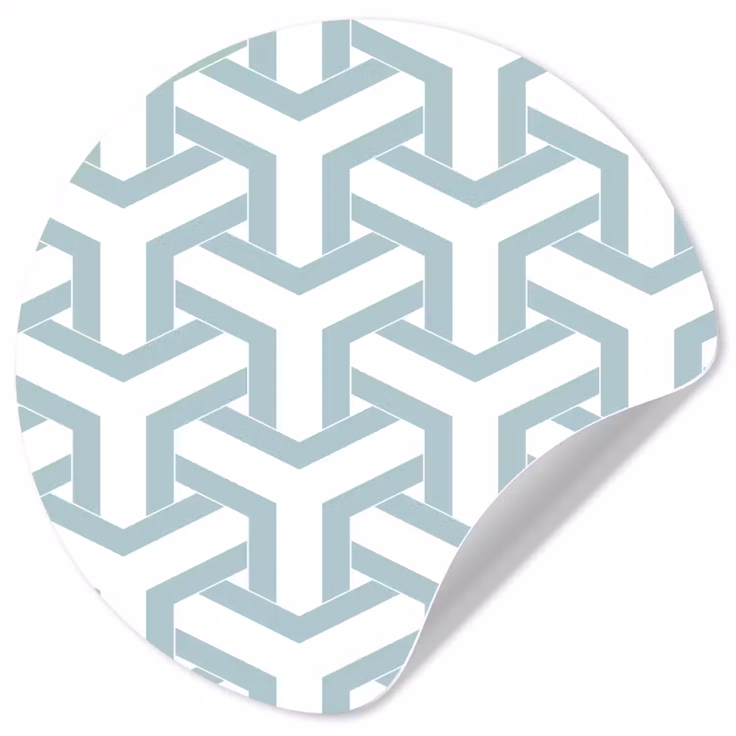 Design - Lijn - Patroon Wandcirkel behangsticker klein 186 -3d