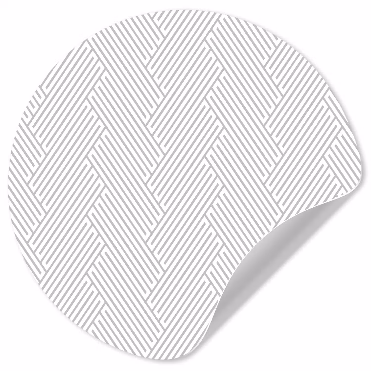 Grafisch - Patroon - Modern Wandcirkel behangsticker klein 186 -3d