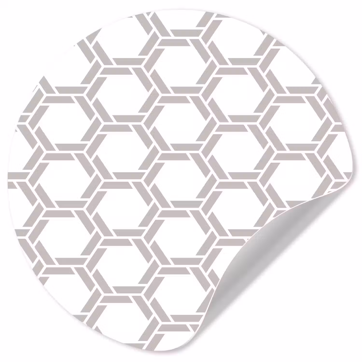 Grafisch - Patroon - Modern Wandcirkel behangsticker klein 186 -3d