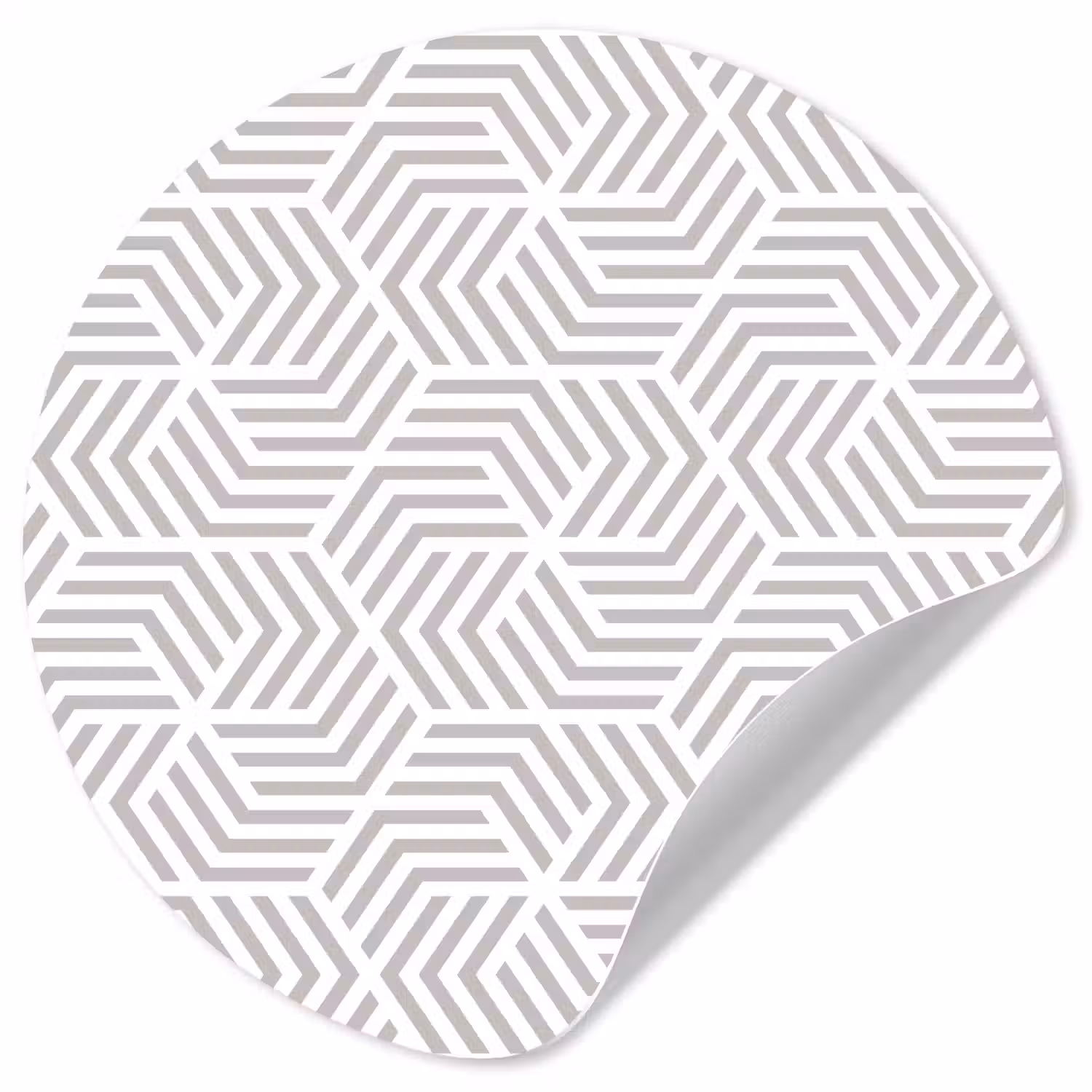Grafisch - Patroon - Modern - Onderbroken Wandcirkel behangsticker klein 186 -3d