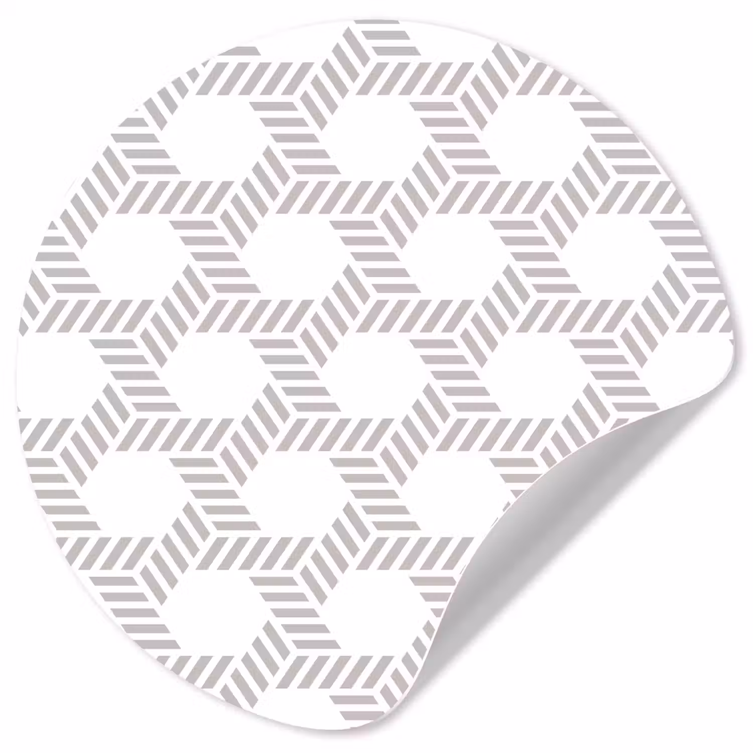 Grafisch - Patroon - Modern - Opvallend - Begrensd Wandcirkel behangsticker klein 186 -3d
