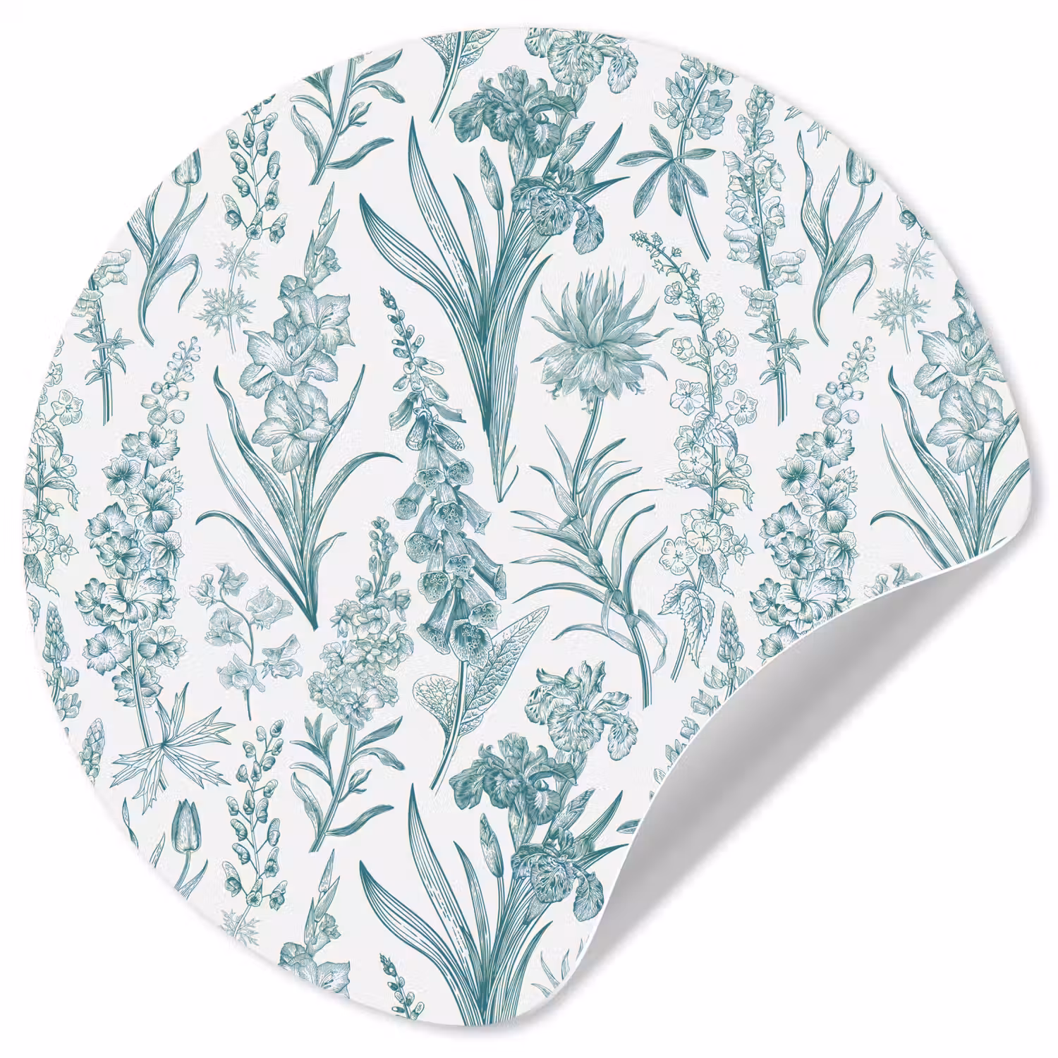 Lovely - Garden - Emerald Wandcirkel behangsticker klein 186 -3d