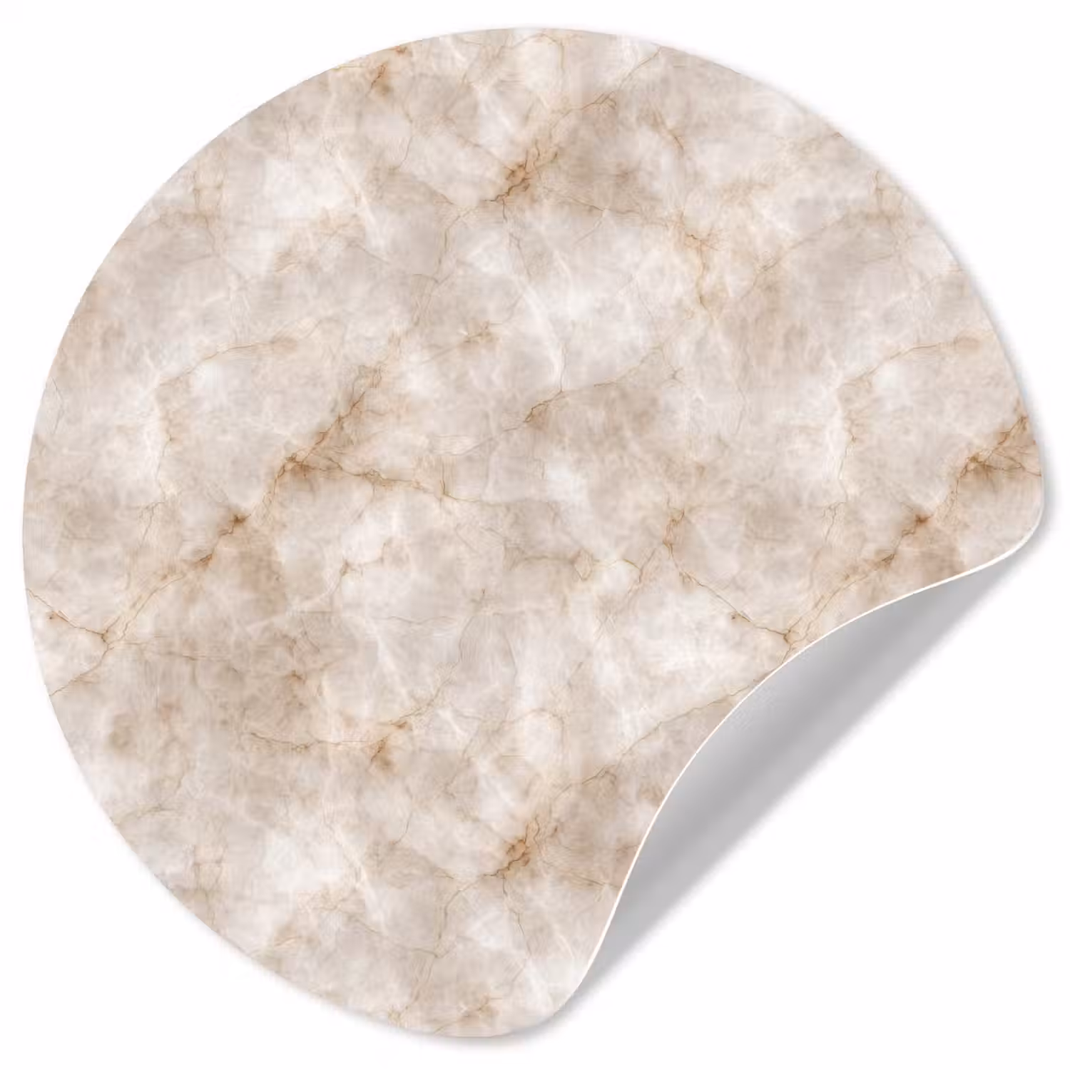 Marmer - Patroon - Klassiek Wandcirkel behangsticker klein 186 -3d