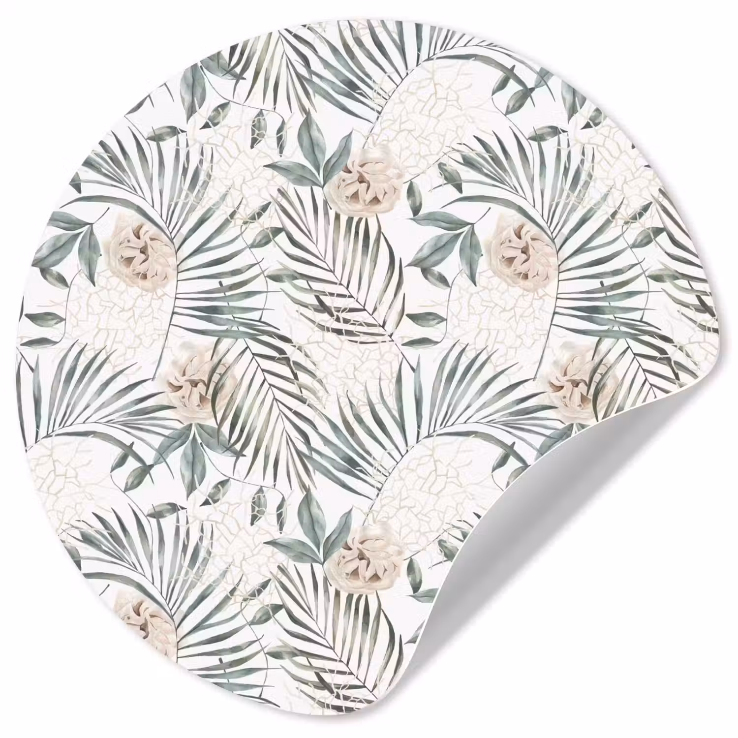Monstera - Palmblad - Jungle - Tropisch Wandcirkel behangsticker klein -3d