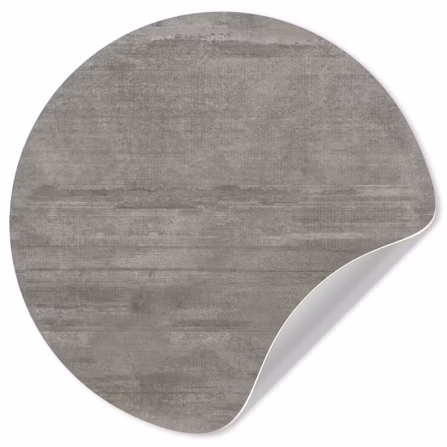Patroon - Beton - Grijs Wandcirkel behangsticker klein 186 -3d