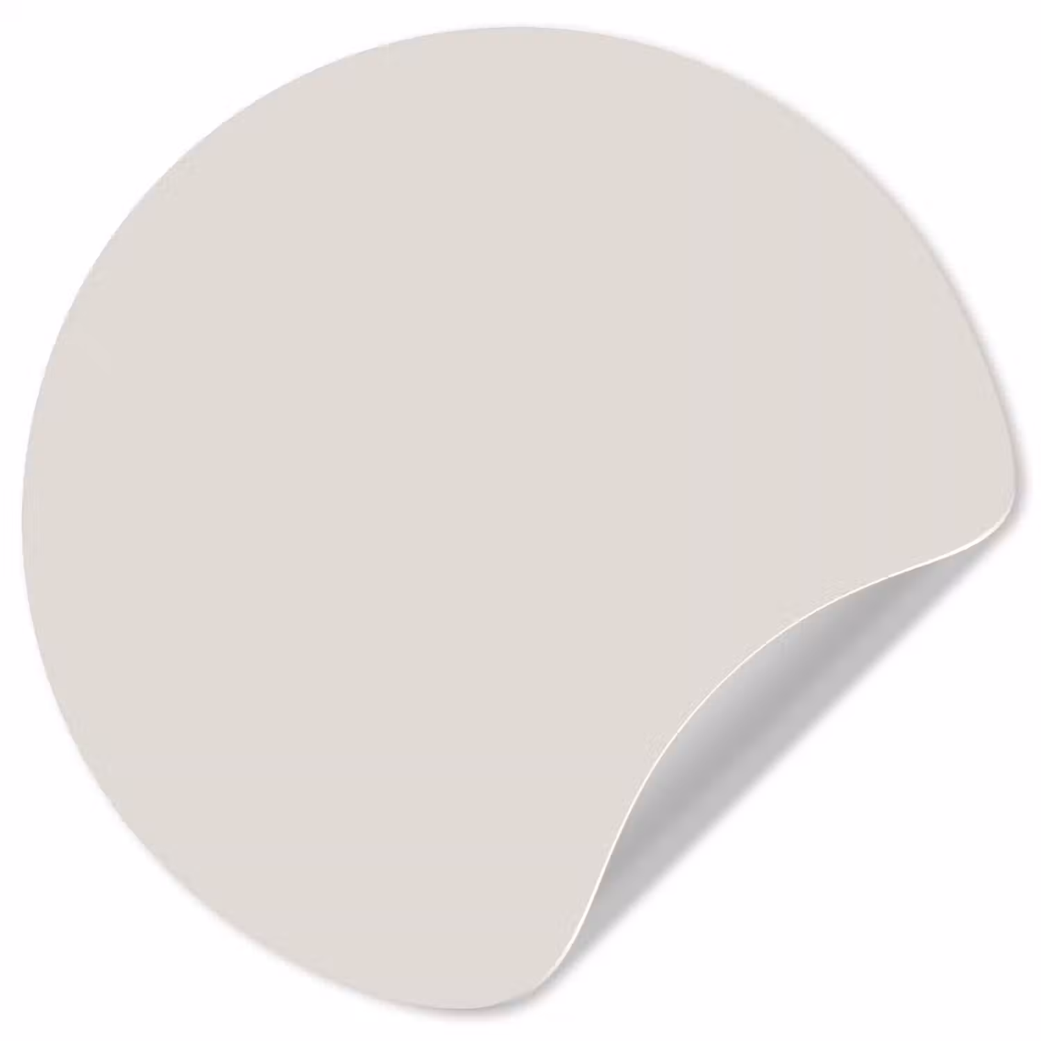 Silent - Sandstone - Grijs Wandcirkel behangsticker klein 186 -3d