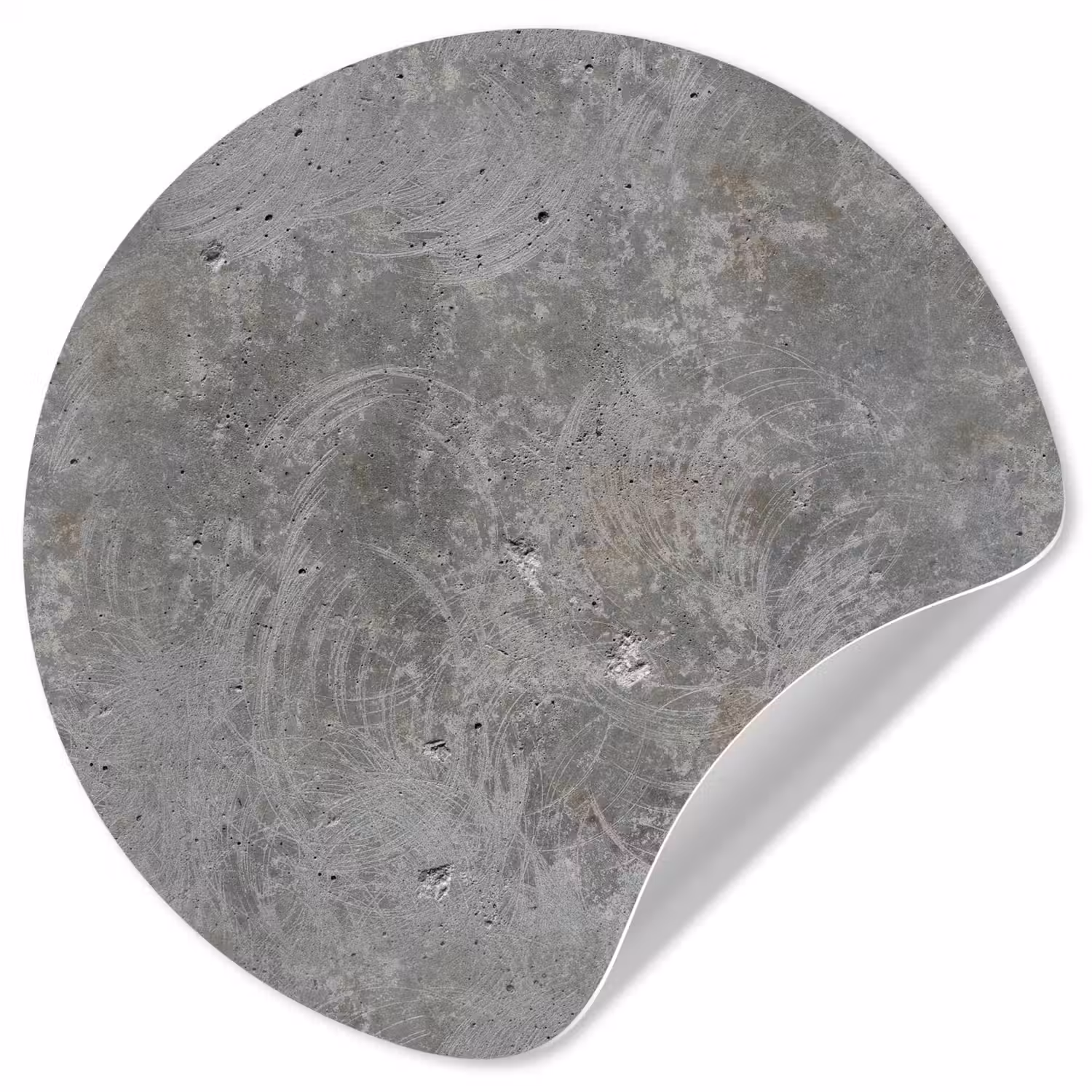Stenen - Beton - Patronen Wandcirkel behangsticker klein 186 -3d