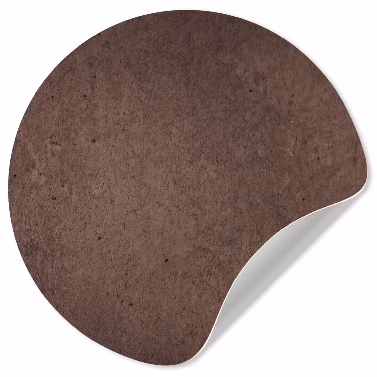 Textuur - Beton - Abstract - Donker - Bruin Wandcirkel behangsticker klein -3d