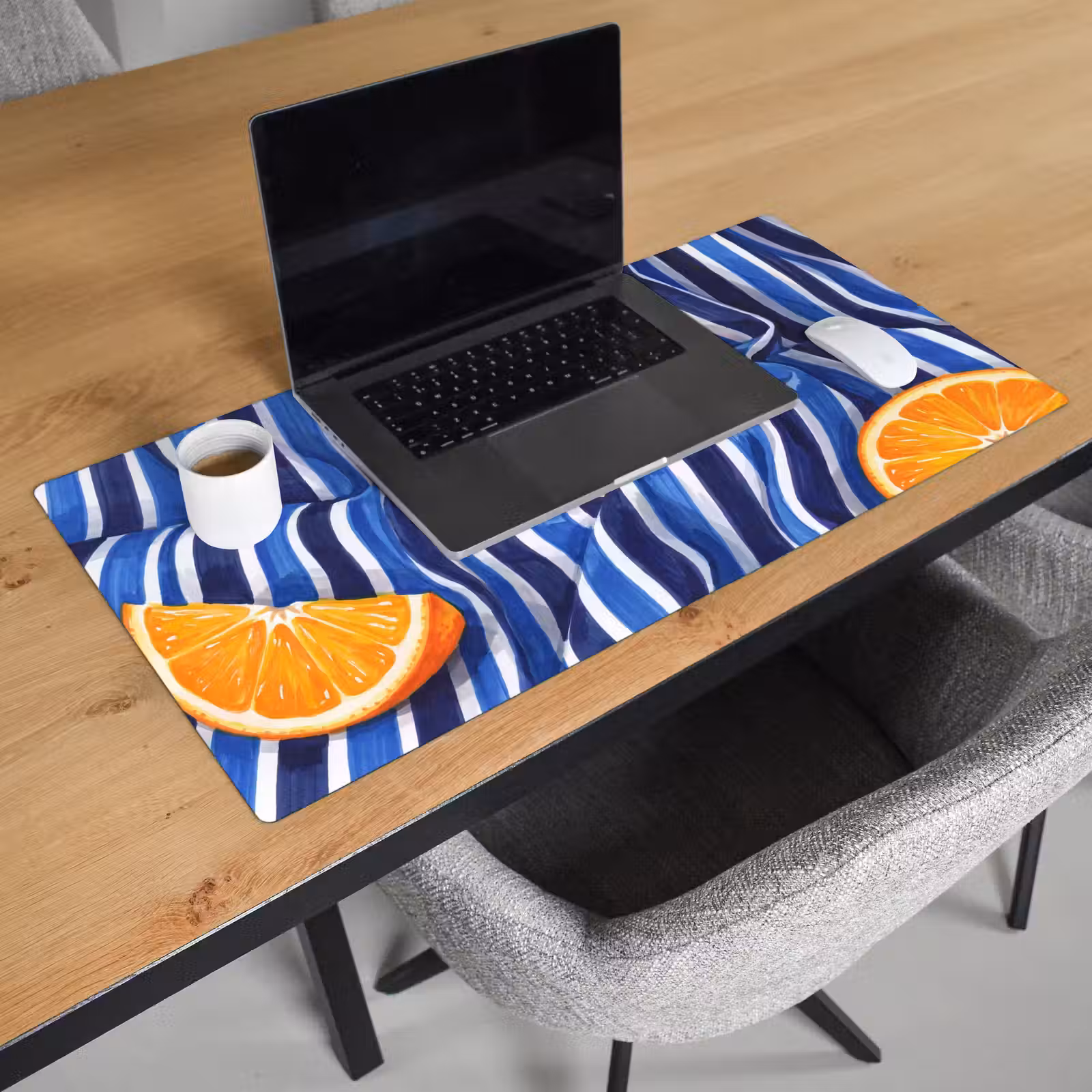 Schreibtischunterlage - Essen – Obst – Orange - Eten - Fruit - Oranje Muismat XXL klein