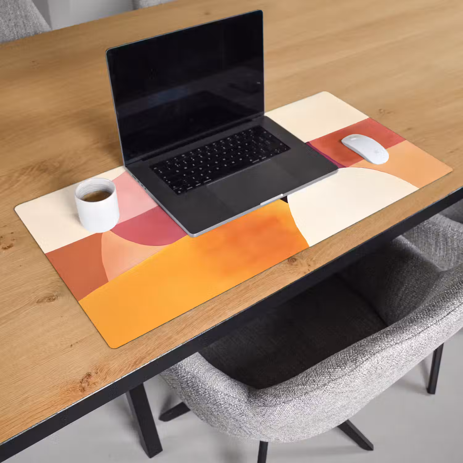 Vormen - Abstract - Kleurrijk Muismat XXL klein -sfeer1