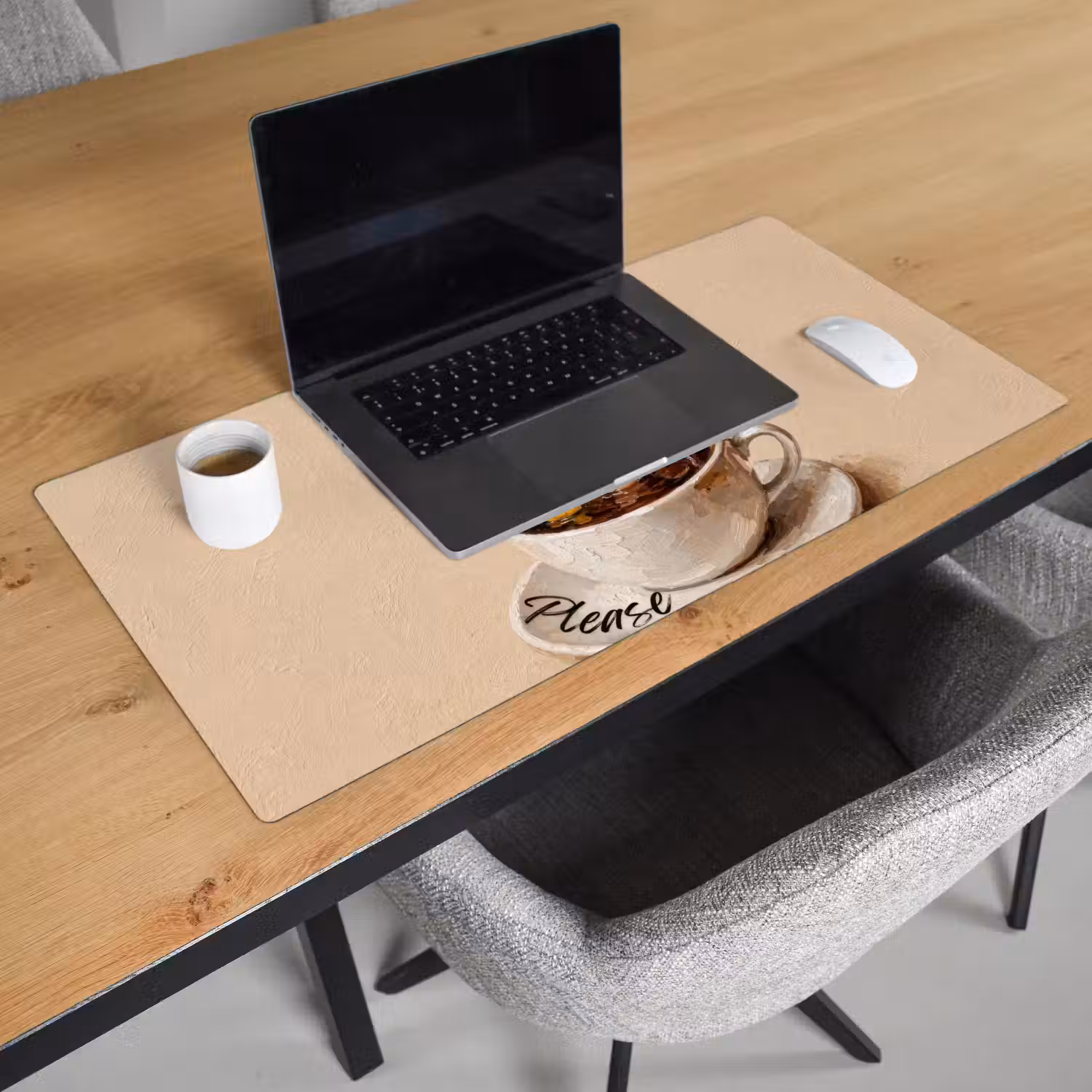 More espresso - Koffie - Eend Muismat XXL klein -sfeer1