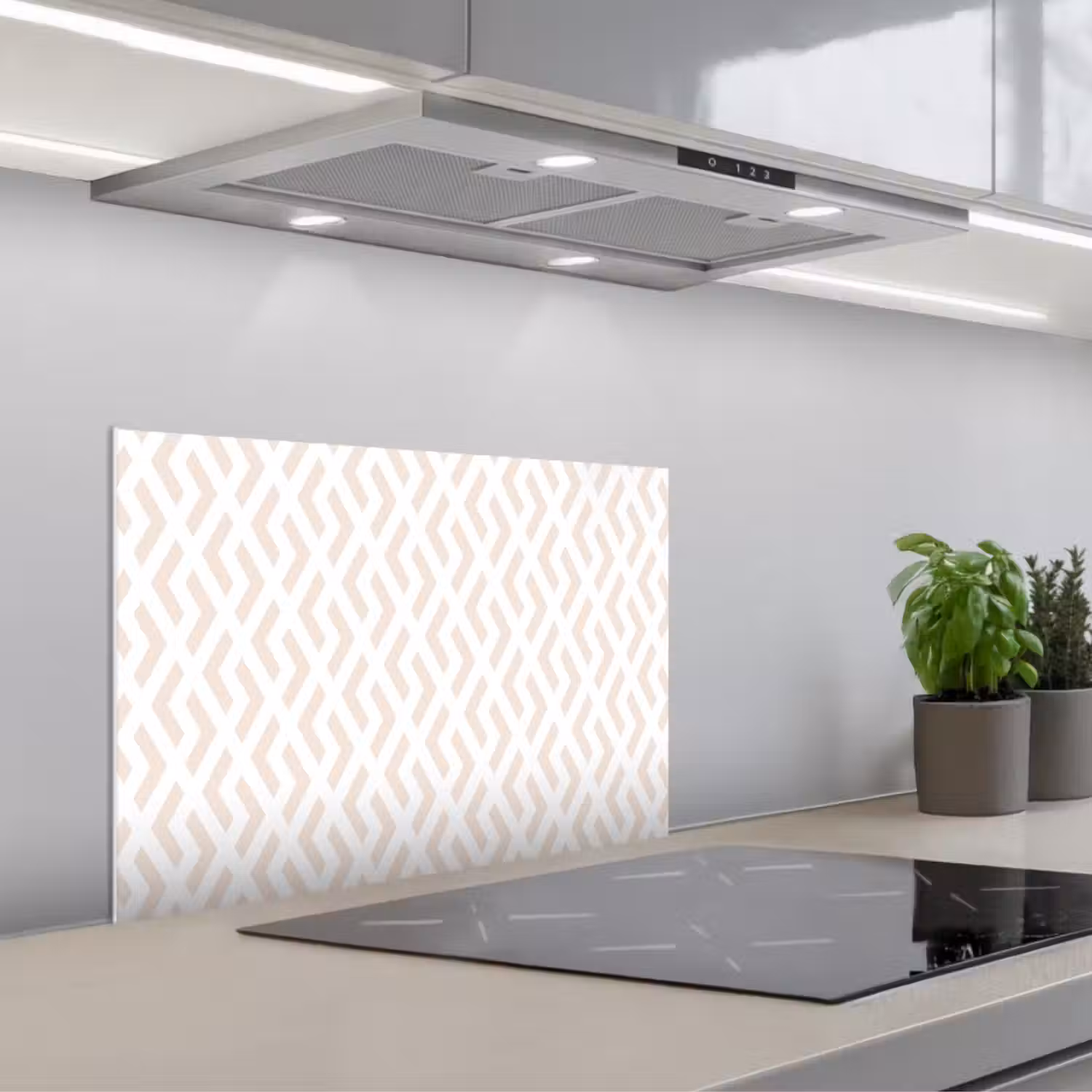 Abstract - Patronen - Design - Lijn keuken achterwand spatscherm klein 900 -3d_schuin