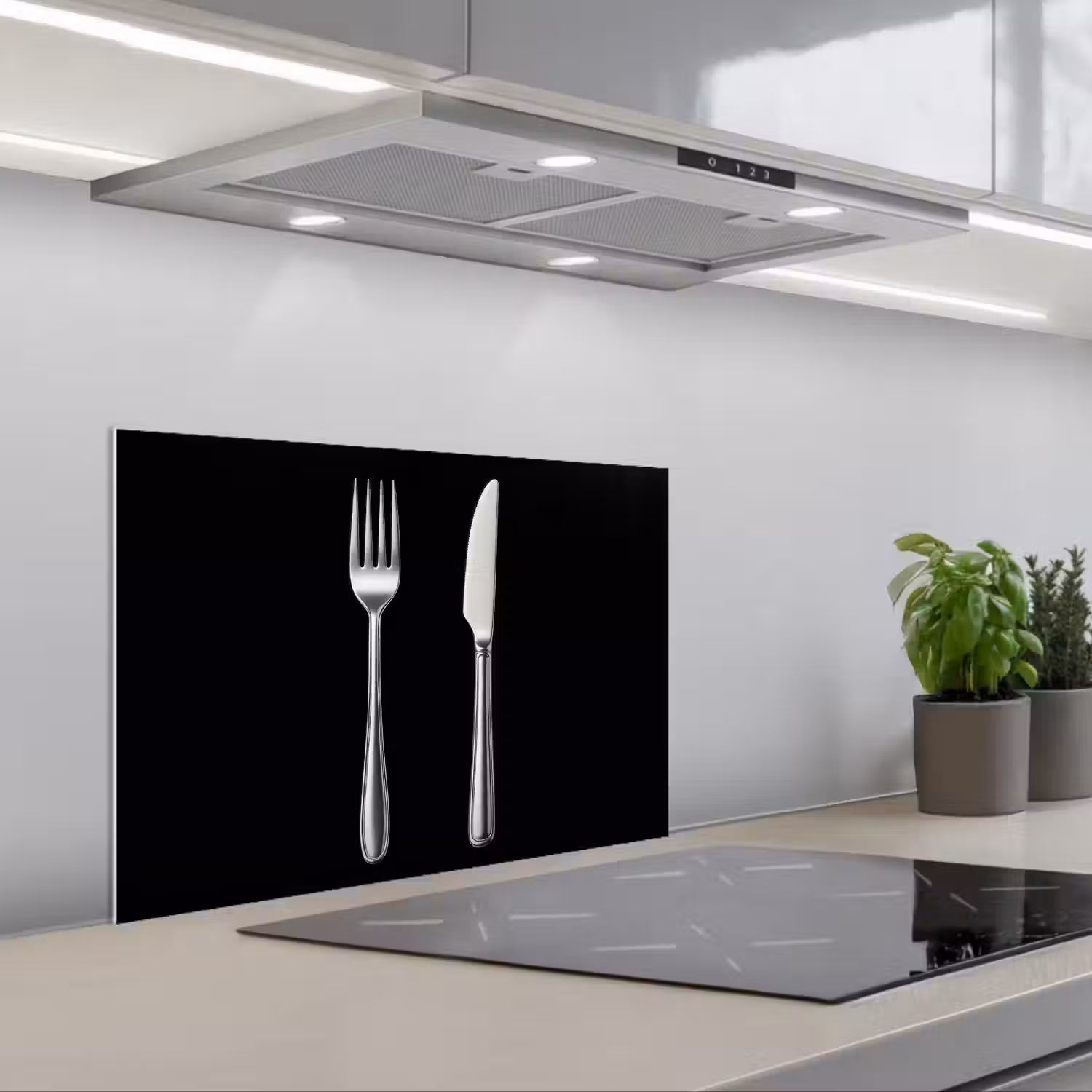 Bestek - Klassiek - Elegant keuken achterwand spatscherm klein -3d_schuin