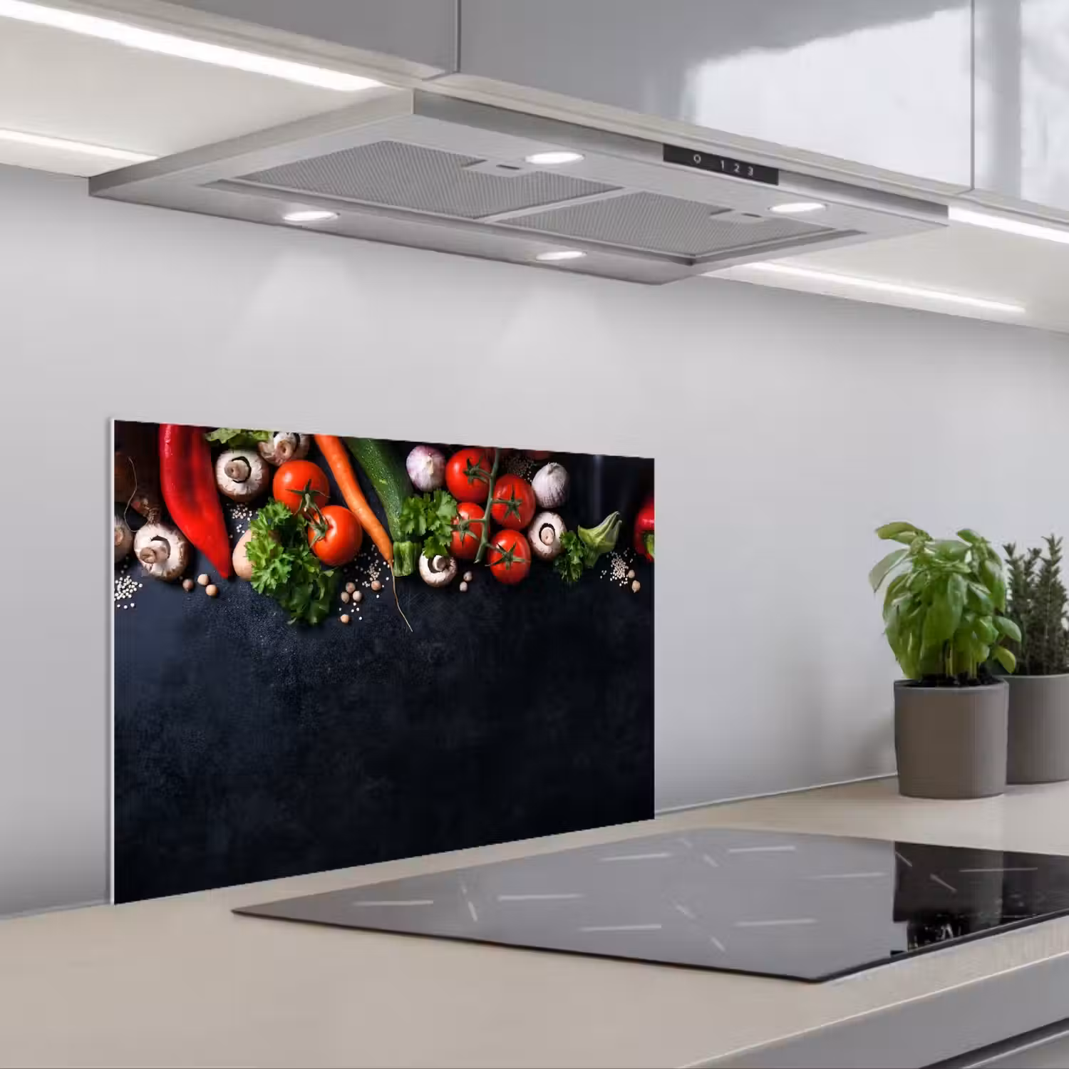 Verse Oogst in de Keuken keuken achterwand spatscherm klein -3d_schuin