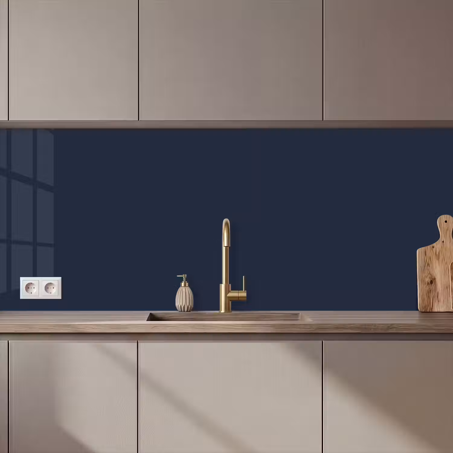 Geldersblauw - Blauw - Klassiek keuken achterwand 2 middel 871 zz_3dshopping