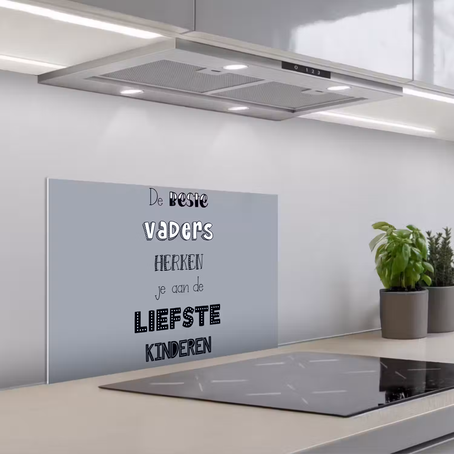 Vaderdag geschenk - Vader - Spreuken - De beste vaders - Quote keuken achterwand spatscherm klein -3d_schuin