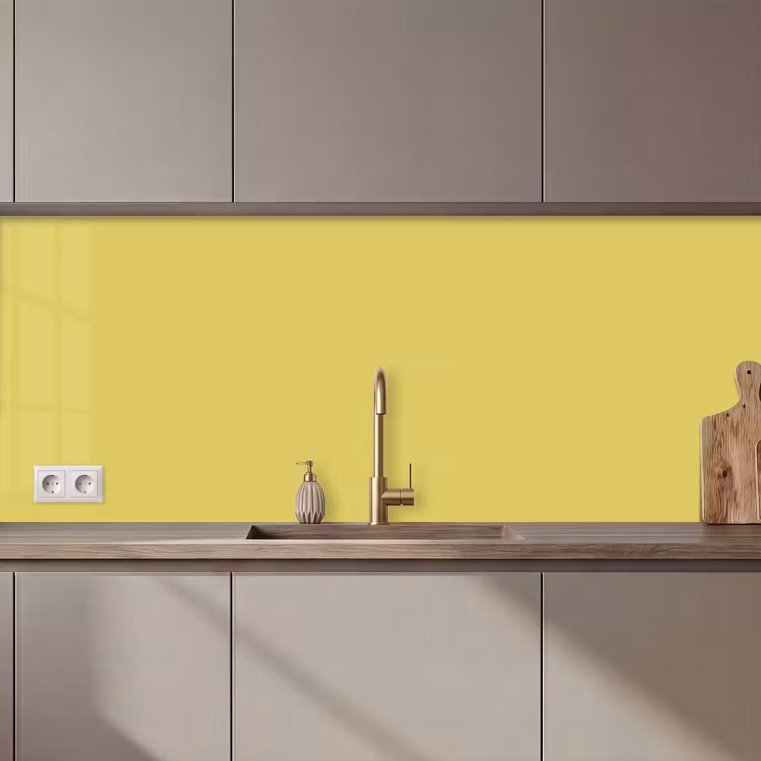 Golden - Ochre - Geel keuken achterwand 2 middel 871 zz_3dshopping