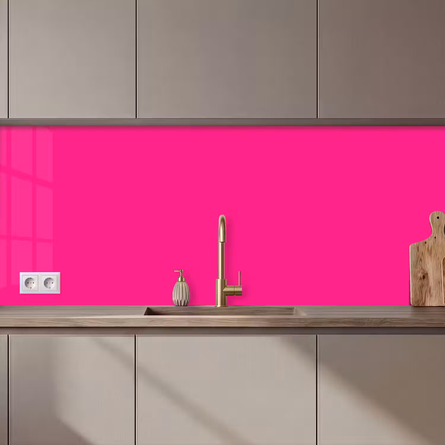 Hot - Fuchsia - Roze keuken achterwand 2 middel 871 zz_3dshopping