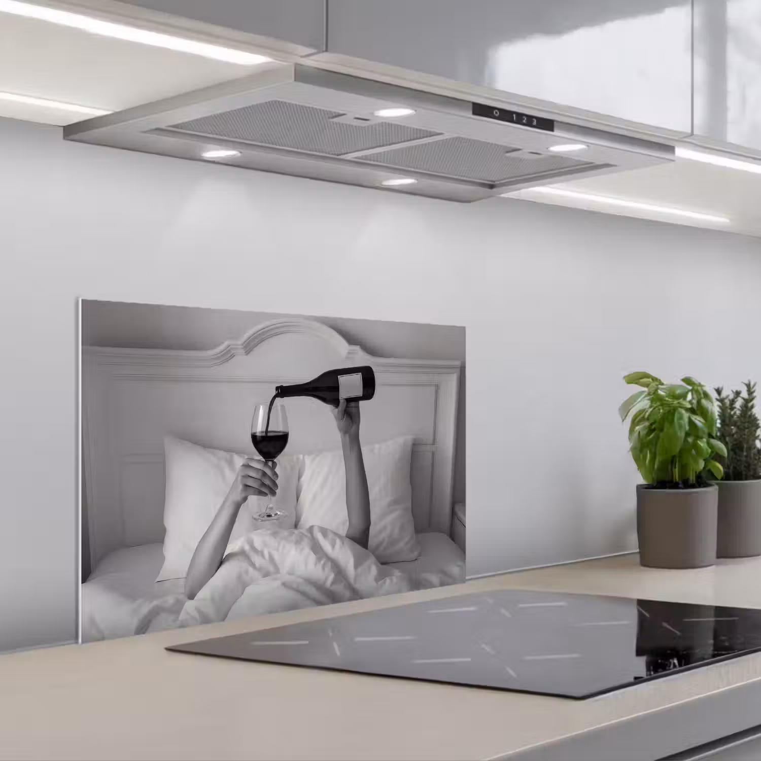 Lakens - Armen - Wijn - Glas keuken achterwand spatscherm klein -3d_schuin