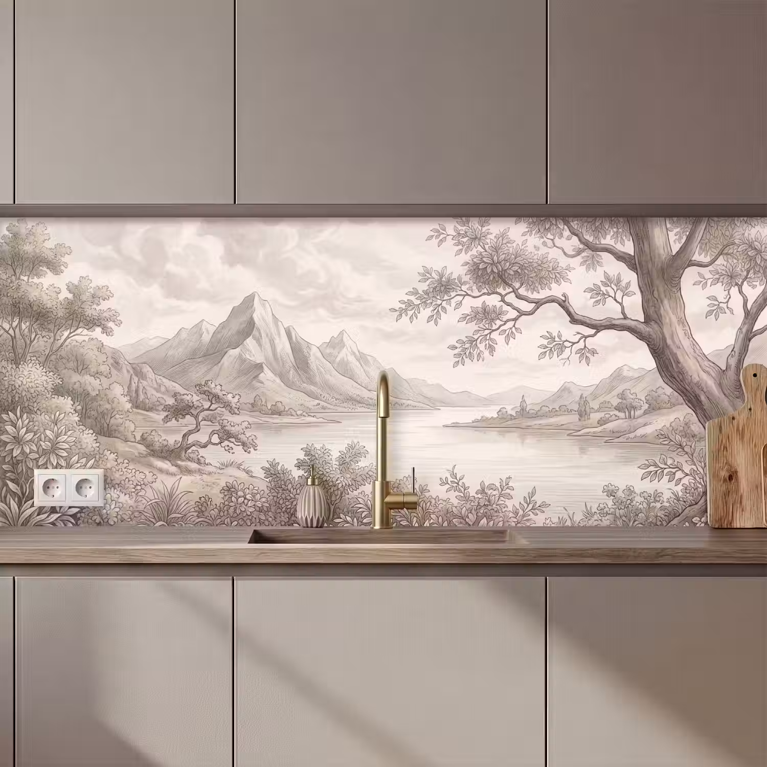 Landschap - Bergen - Meer - Natuur keuken achterwand 2 middel zz_3dshopping