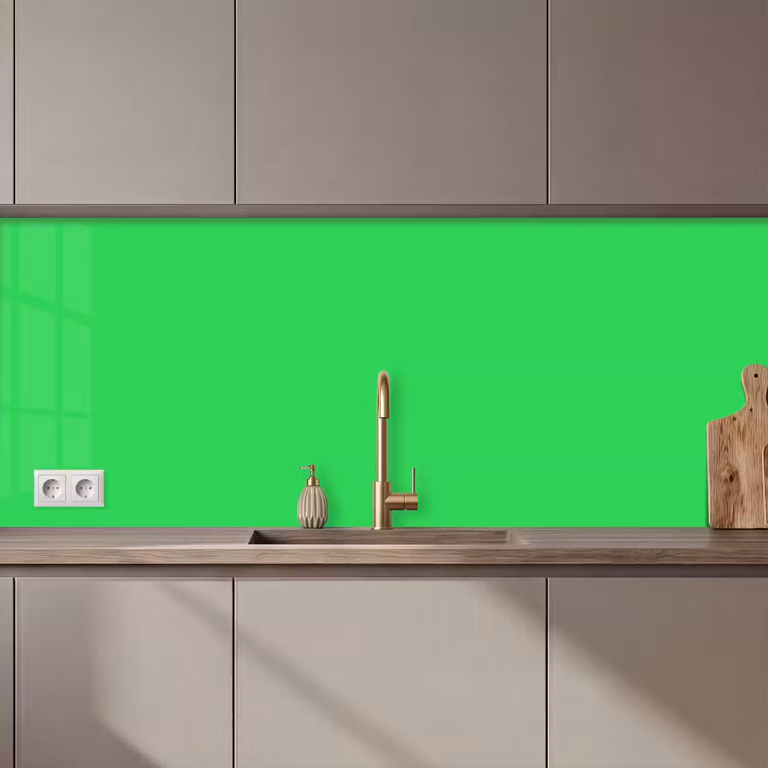 Mint - Green - Groen keuken achterwand 2 middel 871 zz_3dshopping