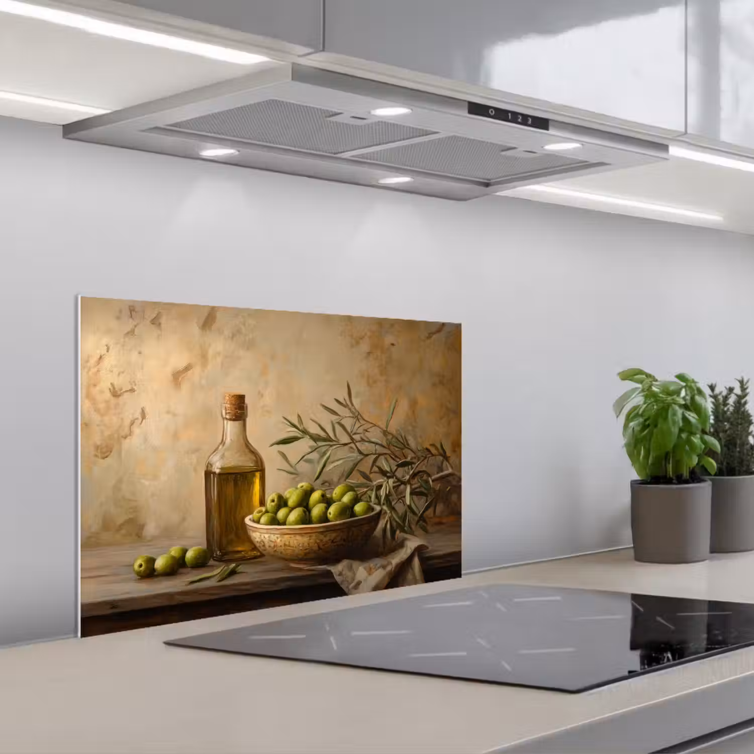 Olijven - Stilleven - Vintage keuken achterwand spatscherm klein -3d_schuin