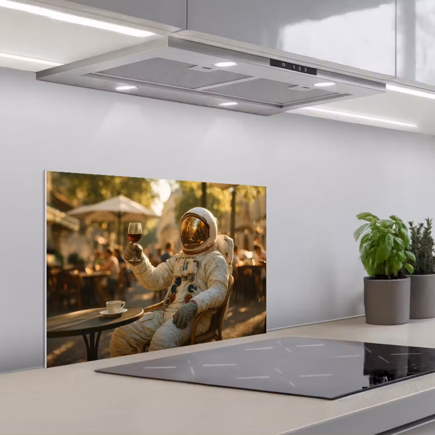 Wijn - Rood - Terras - Koffie keuken achterwand spatscherm klein -3d_schuin