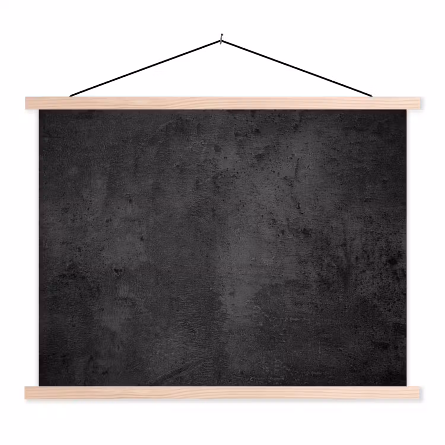 Beton - Robuust - Vintage - Rustiek - Grijs - Zwart textielposter latten blank klein -3d