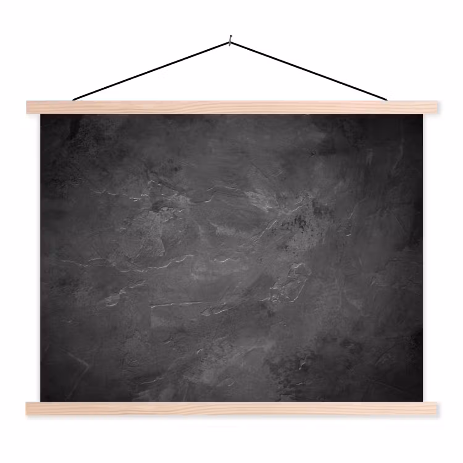 Structuur - Cement - Beton - Grijs - Vintage textielposter latten blank klein -3d