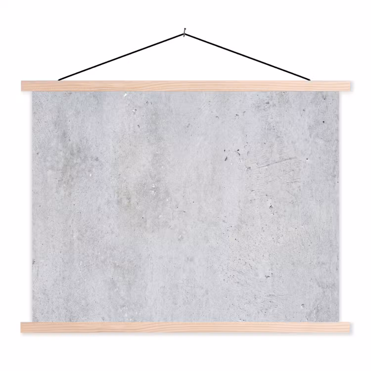 Beton - Textuur - Achtergrond - Grijs - Industrieel textielposter latten blank klein -3d