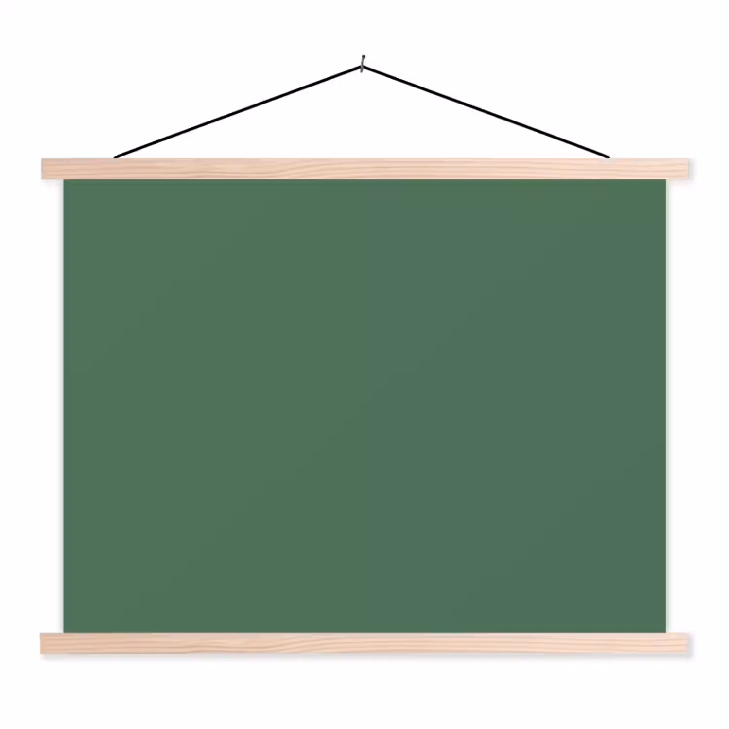 Deep - Sagewood - Groen textielposter latten blank klein 122 -3d