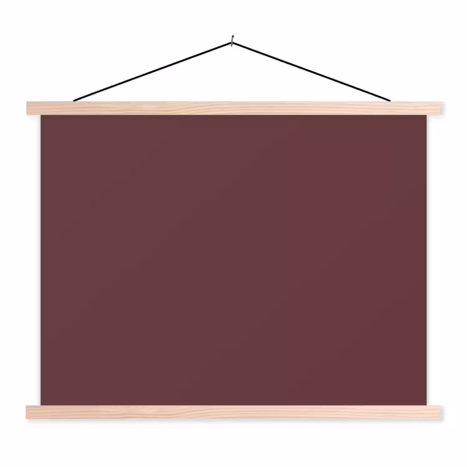 Dusty - Rose - Roze textielposter latten blank klein 122 -3d