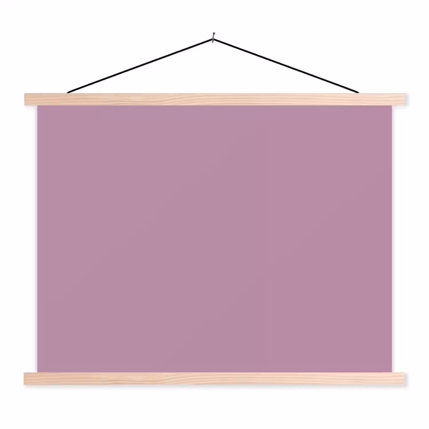 Lilac - Paars - Mauve textielposter latten blank klein 122 -3d