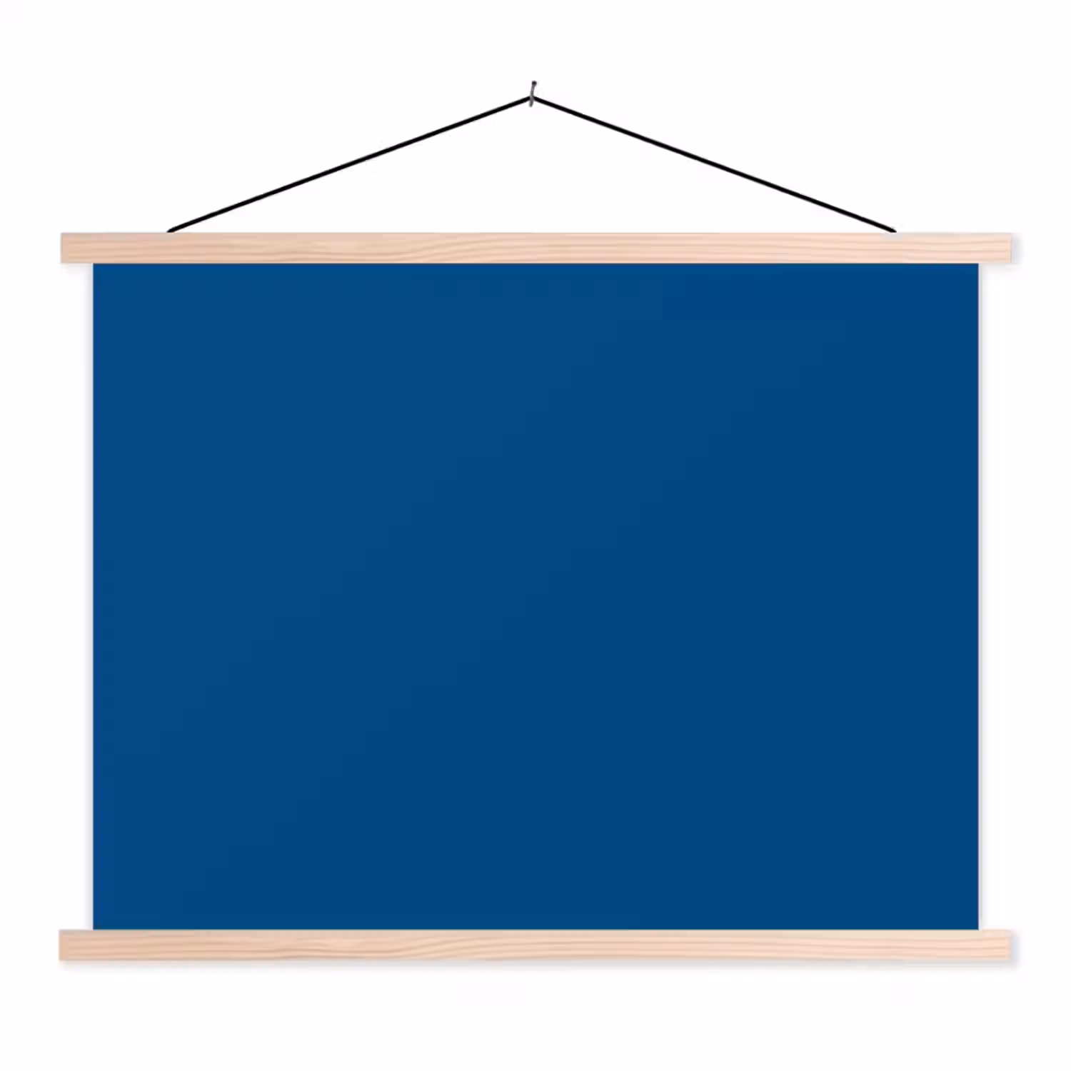 Free - Groove - Blauw textielposter latten blank klein 122 -3d