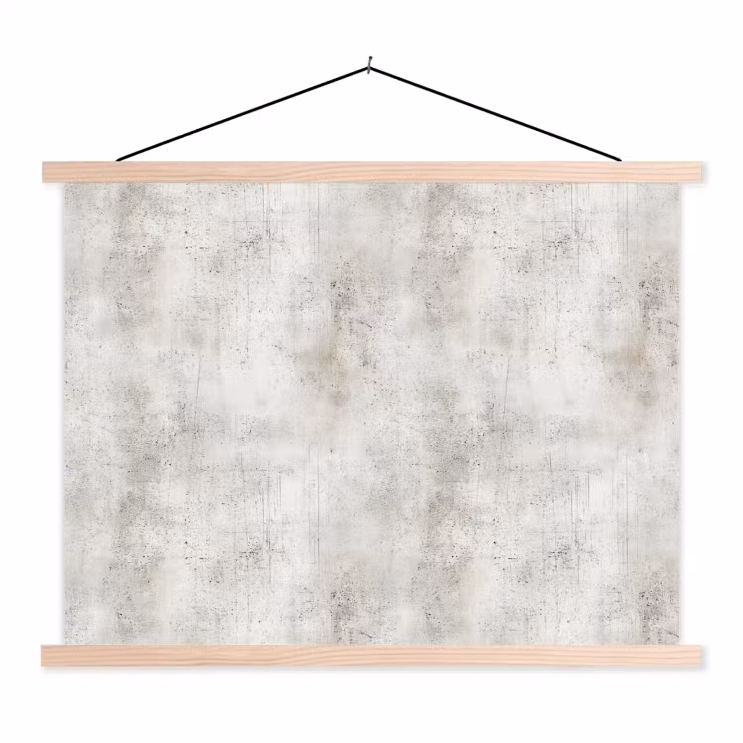 Grijs - Beton - Verweerd textielposter latten blank klein 122 -3d