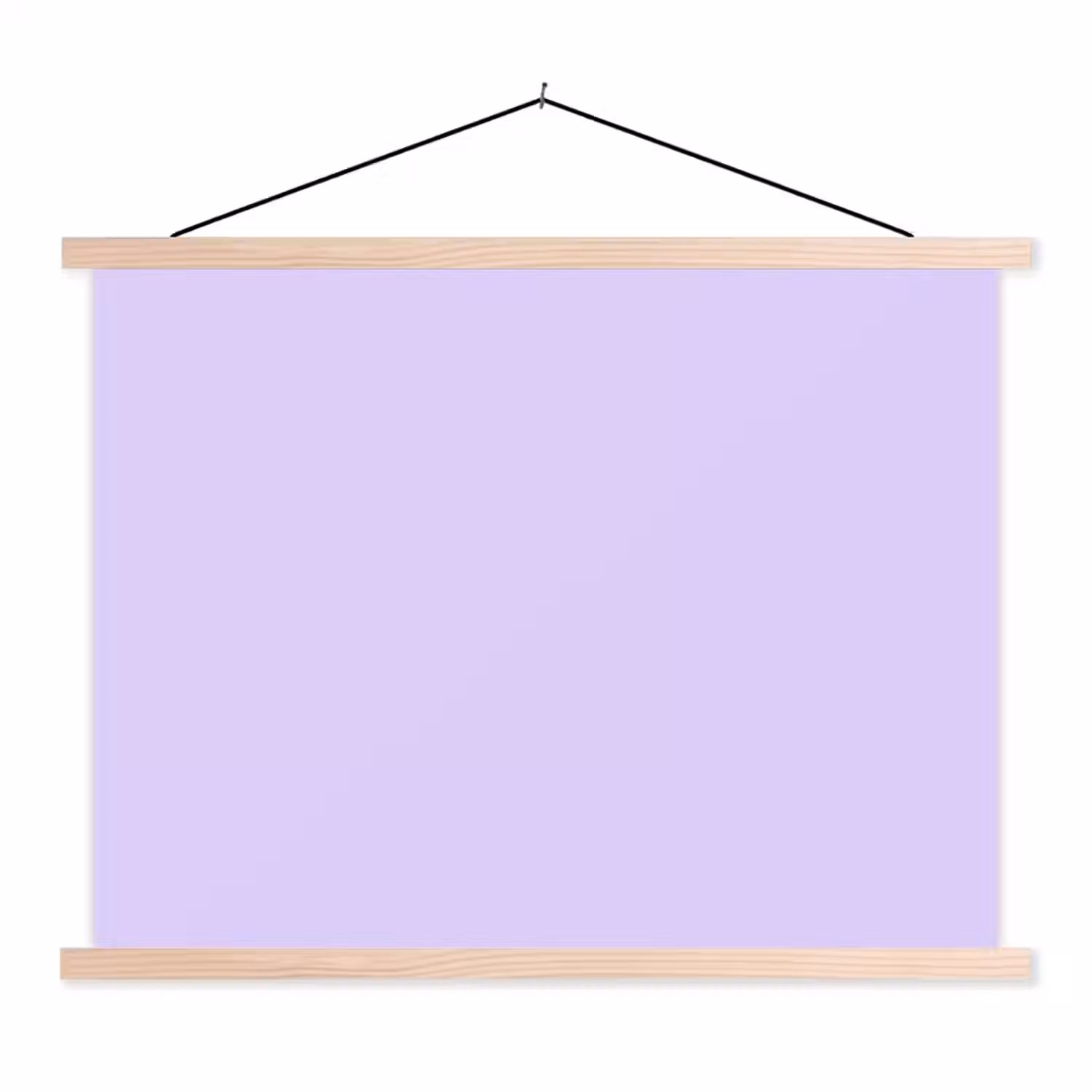 Light - Orchid - Paars textielposter latten blank klein 122 -3d