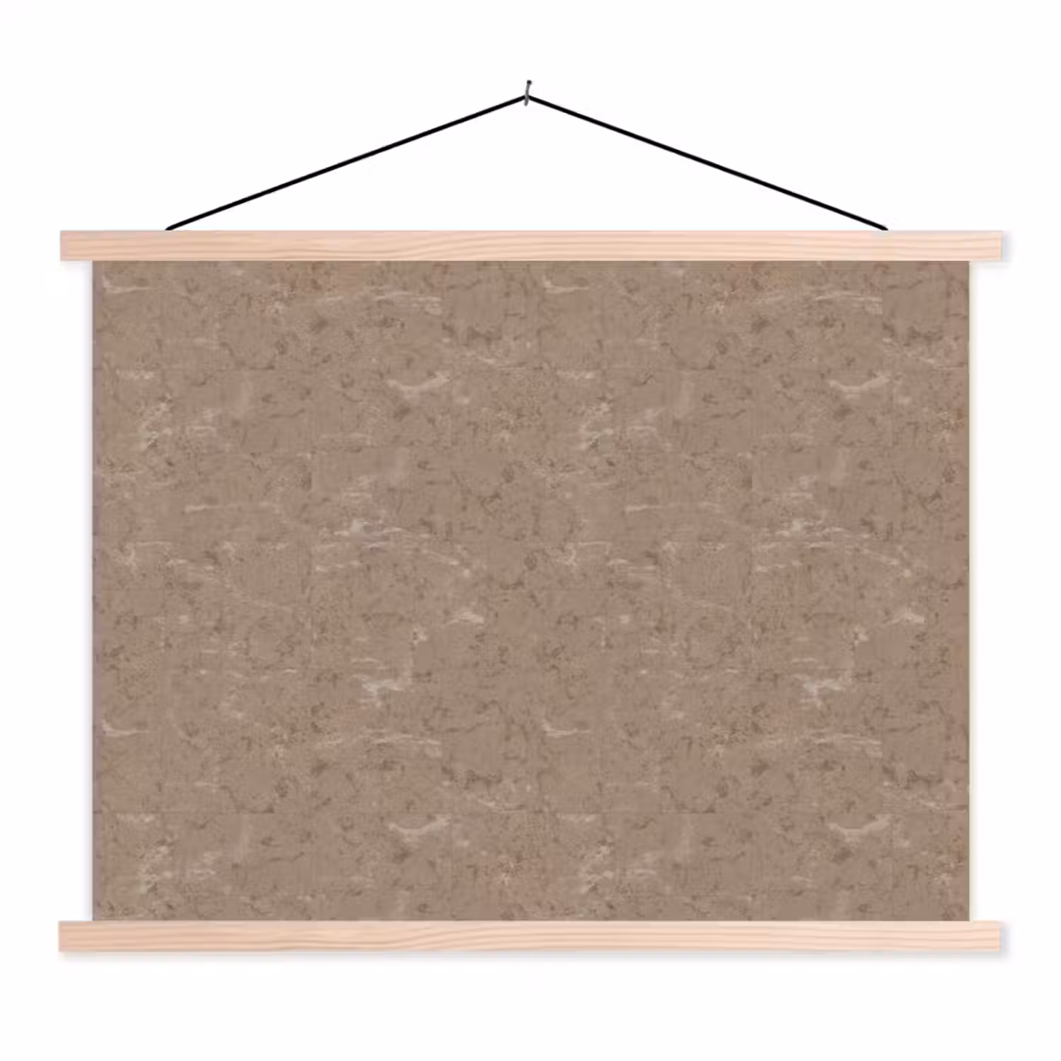 Patroon - Kalksteen - Beige textielposter latten blank klein 122 -3d