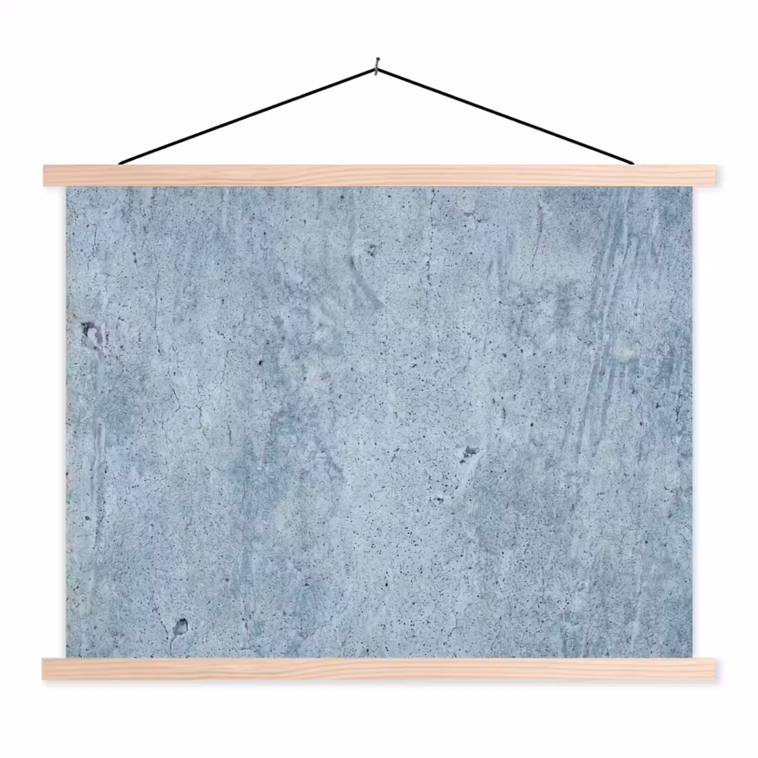 Oppervlak - Ruw - Abstract - Modern - Grijs textielposter latten blank klein -3d