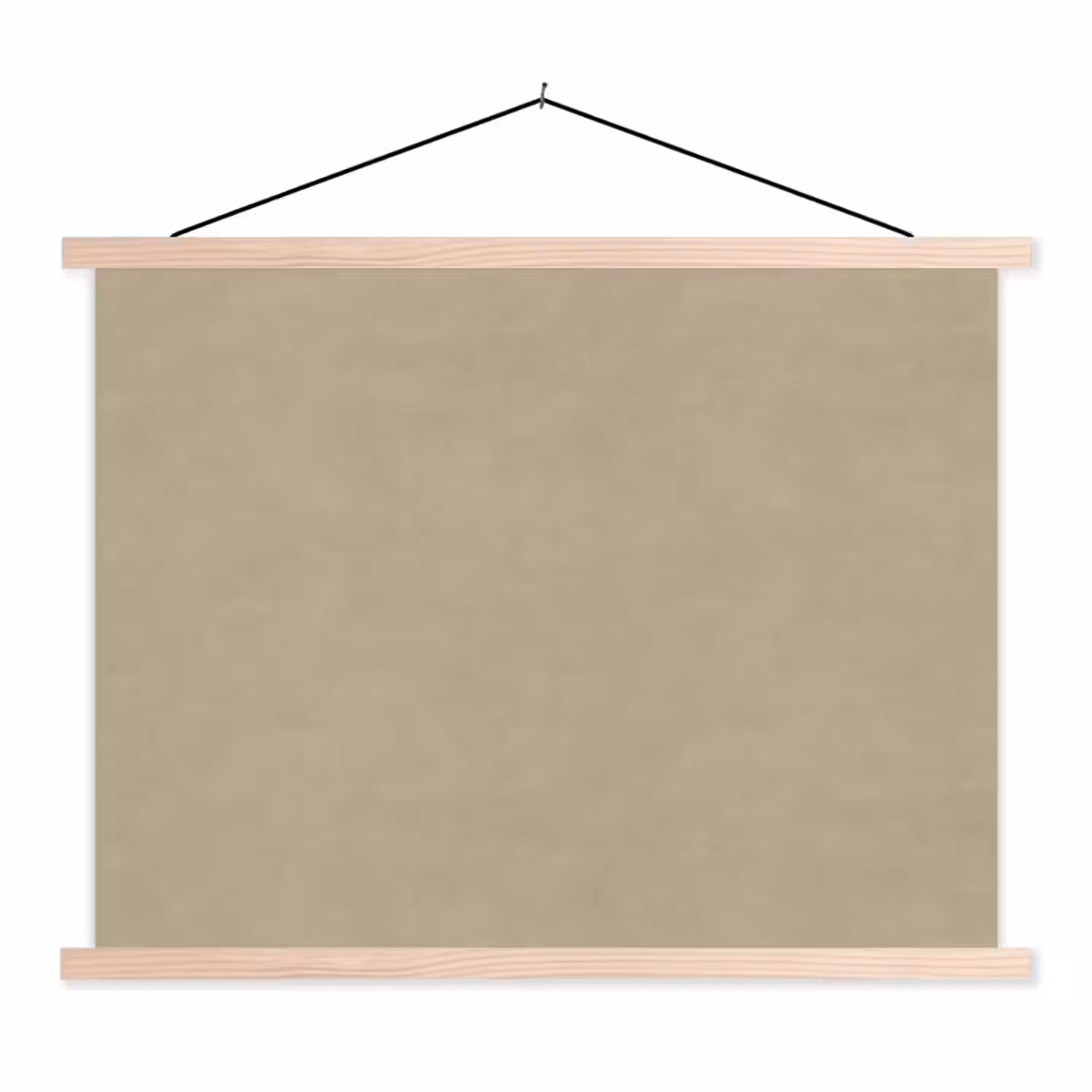 Zandkleur - Korrelige structuur - Beton textielposter latten blank klein 122 -3d