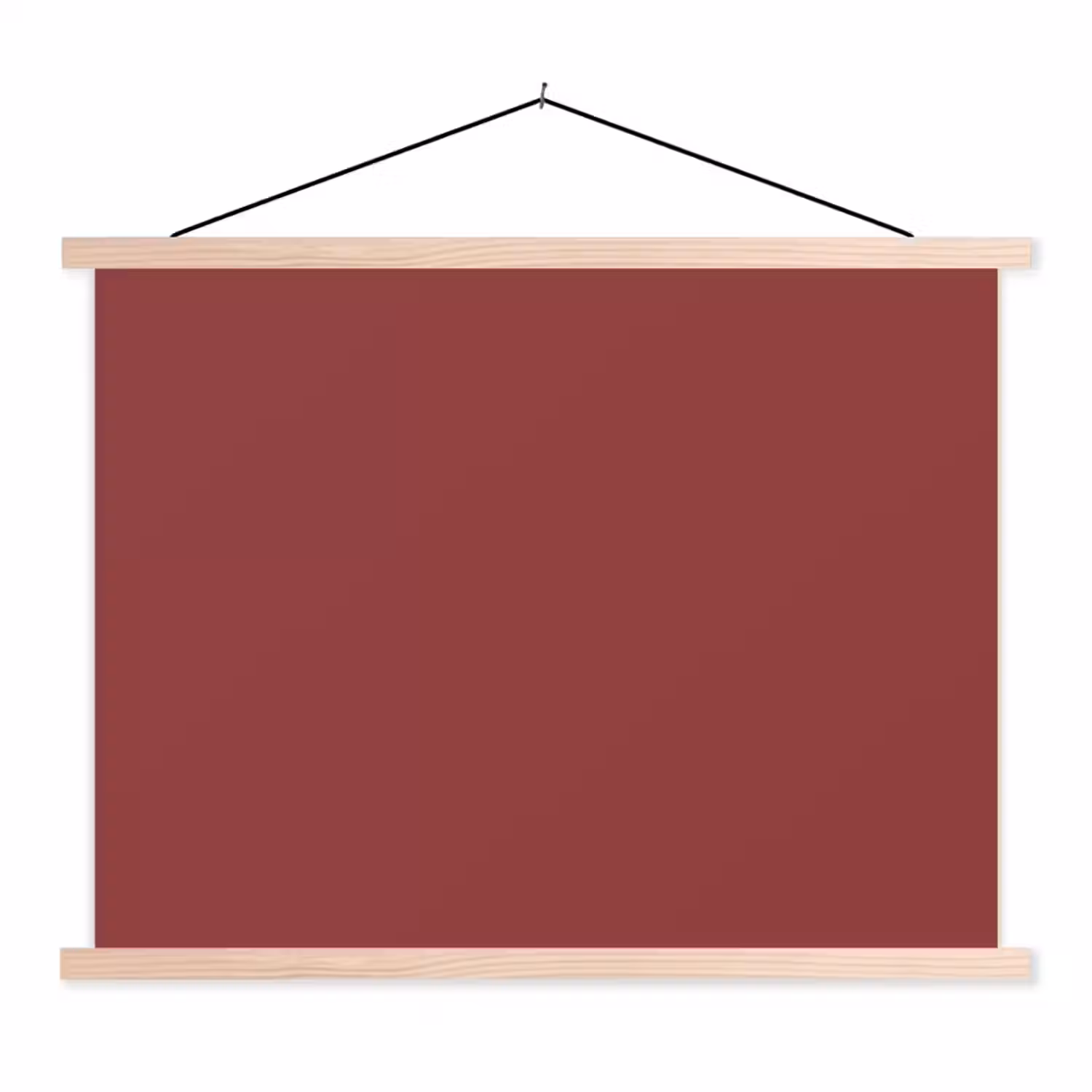Barn - Antique - Rood textielposter latten blank klein 122 -3d