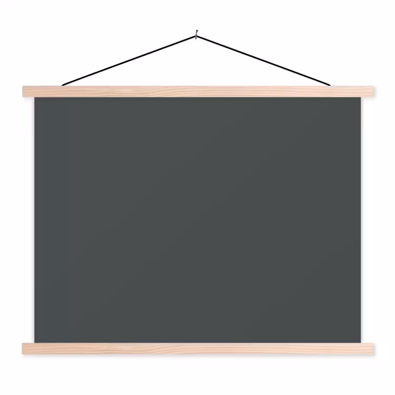 Slate - Millstone - Grijs textielposter latten blank klein 122 -3d