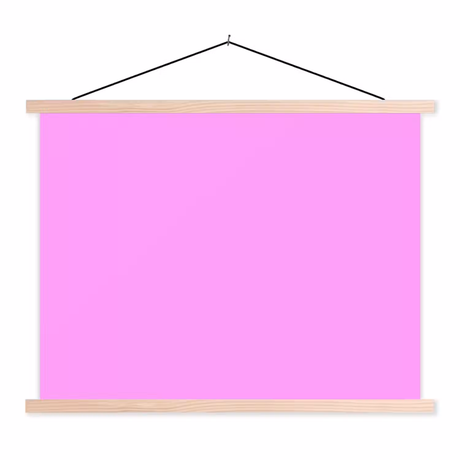 Soft - Lavender - Roze textielposter latten blank klein 122 -3d