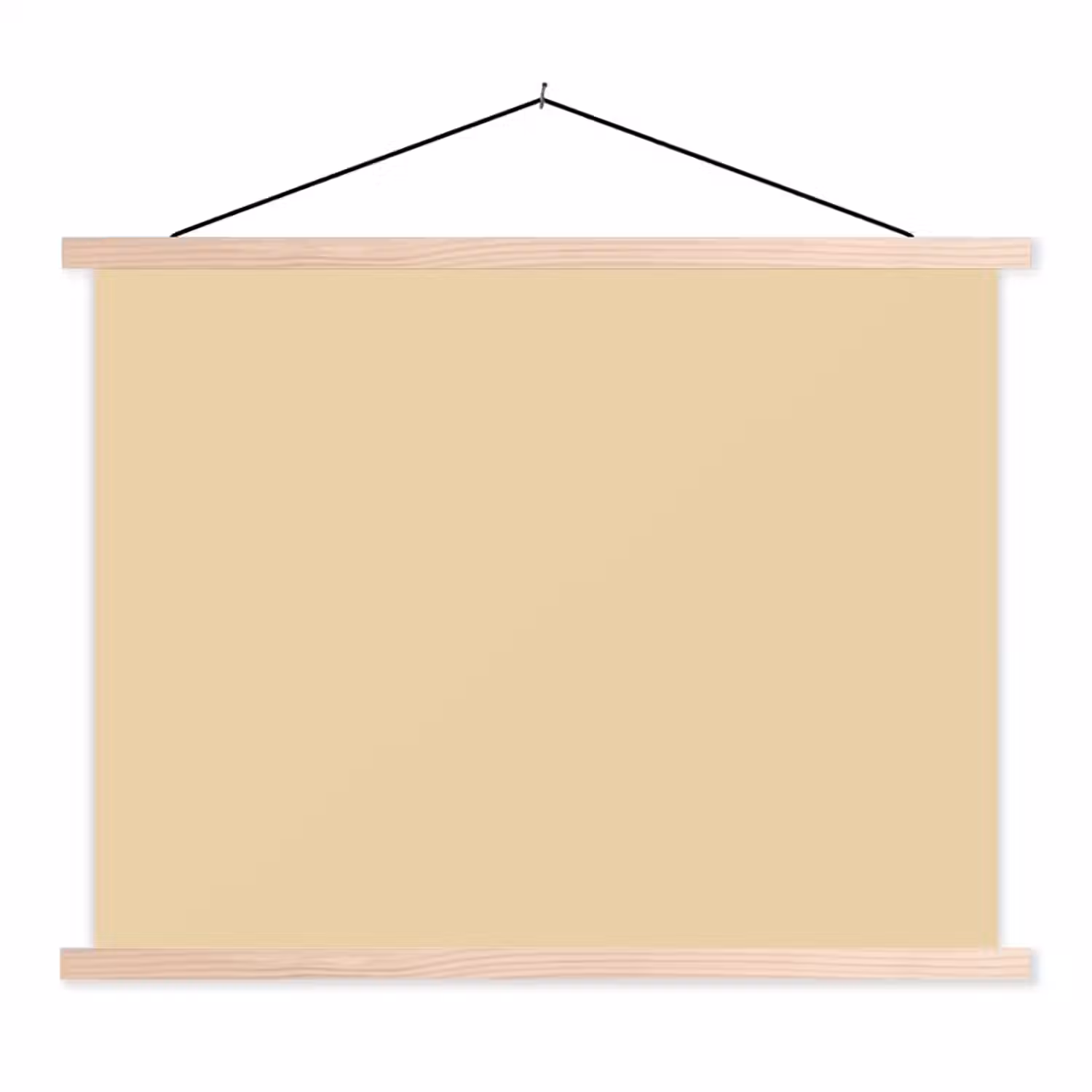 Desert - Sand - Nude textielposter latten blank klein 122 -3d