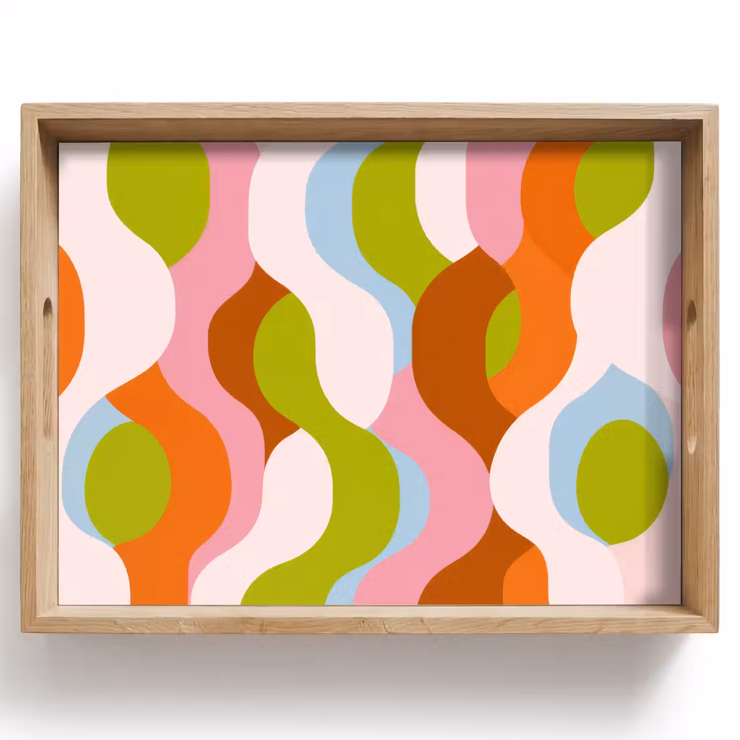 Abstract - Vormen - Roze Dienblad Rechthoek middel -z3d_shopping