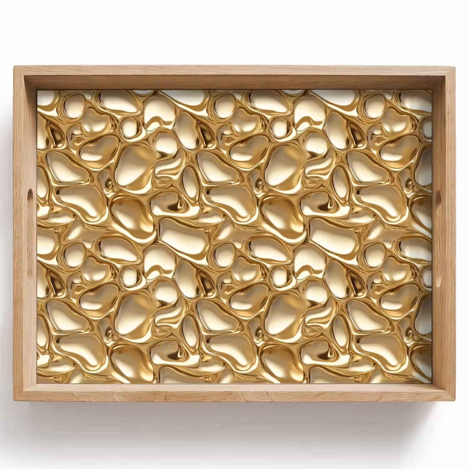 Abstract - Modern - Goud Dienblad Rechthoek middel 911 -z3d_shopping