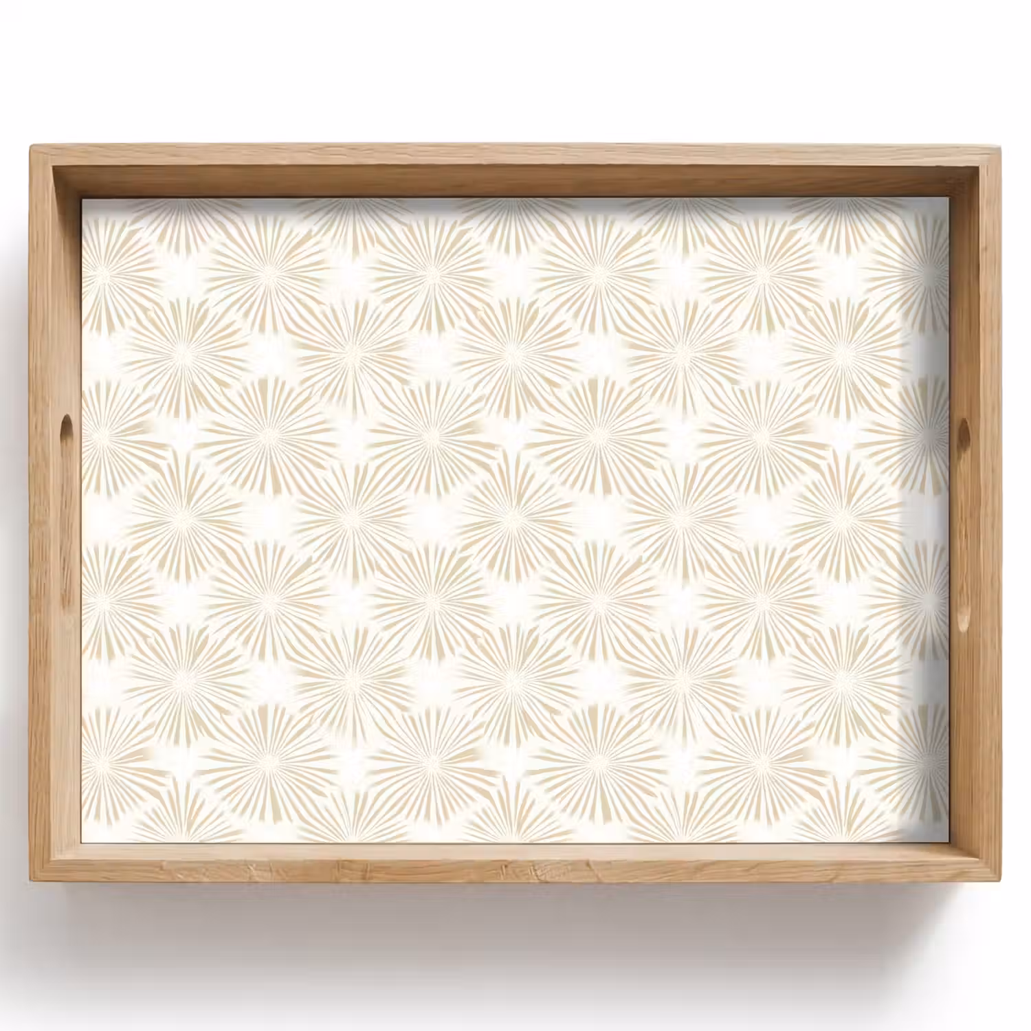 Abstract - Motief - Beige Dienblad Rechthoek middel 911 -z3d_shopping