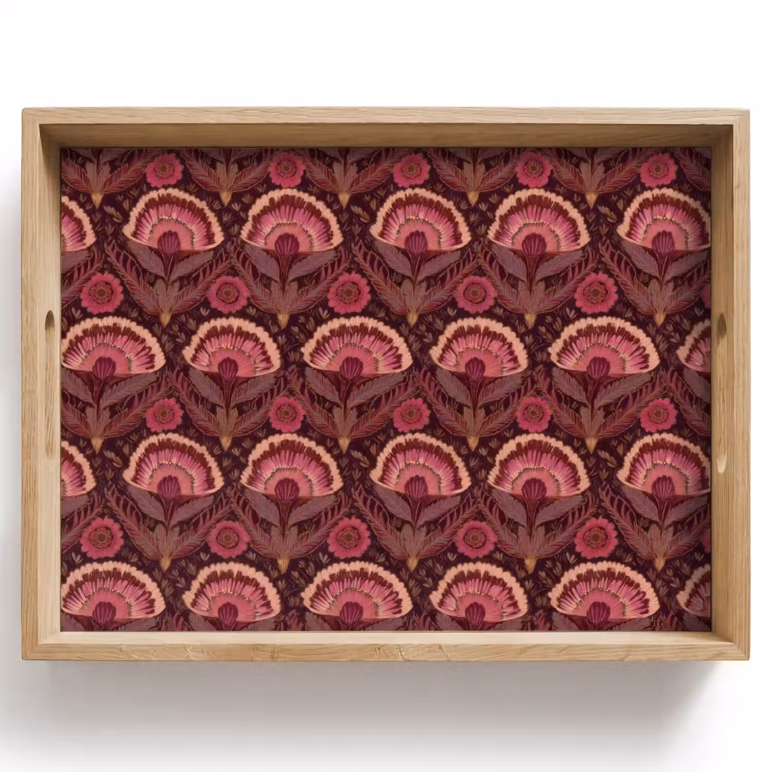 Antiek - Bloemen - Kleurrijk Dienblad Rechthoek middel 911 -z3d_shopping
